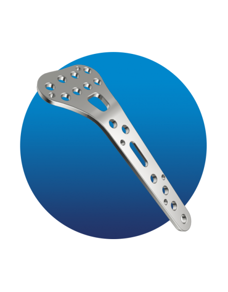 Placa de radio distal en Titanio